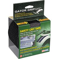 INCOM Gator Grip RE3952 Anti-Slip Safety Grit Tape, 15 ft L, 4 in W, Black