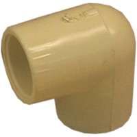 GENOVA 50705 Slip Elbow, 1/2 in Slip Joint, 1/2 in Slip, 90 deg