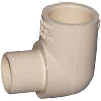 GENOVA 52907 Street Elbow, 3/4 in Slip Joint, 3/4 in Spigot, 90 deg