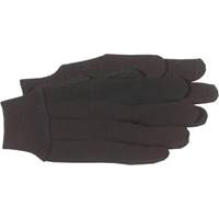 Boss 4024L General-Purpose Protective Gloves, L, Knit Wrist Cuff, Brown, Cotton/Polyester