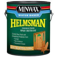 Minwax Helmsman 71051 Spar Urethane Paint, Crystal Clear, Semi-Gloss, 1 gal Can