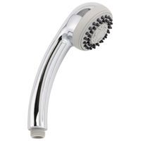 Plumb Pak K720CP Round, Traditional Handheld Showerhead, 1.8 gpm, 3 in Dia Face, 3 Spray Functions, Metal/Plastic