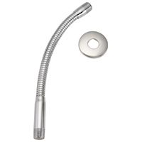 Plumb Pak K780CP Flexible Shower Arm, 11-1/2 in, Polished Chrome