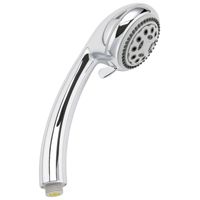 Plumb Pak K721CP Round, Traditional Handheld Showerhead, 1.8 gpm, 3.35 in Dia Face, 5 Spray Functions
