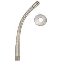 Plumb Pak K780BN Flexible Shower Arm, 11-1/2 in, Brushed Nickel