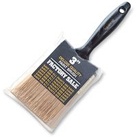 WOOSTER P3973-3 Paint Brush, 2-11/16 in L Bristle, Wall Handle, Steel Ferrule