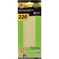 Gator 7249 Refill Sanding Sheet, 220-Grit, Extra Fine, Aluminum Oxide