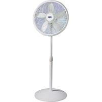 Lasko 1820 Adjustable Pedestal Fan, 3-Speed, 120 V, Sandstone