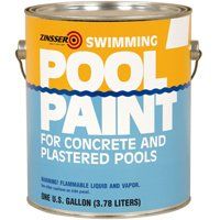 ZINSSER 260538 Pool Paint, White, Matte, 1 gal