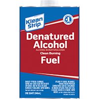 Klean Strip QSL26 Denatured Alcohol Fuel, 1 qt Can