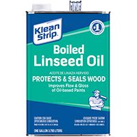 Klean Strip GLO45 Boiled Linseed Oil, 1 gal Can