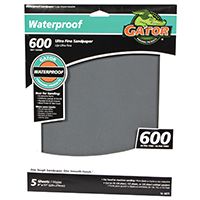 Gator 4471 Sanding Sheet, 600-Grit, Ultra Fine, Silicone Carbide