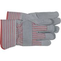 Boss 4093 Driver Gloves, L, Pasted Safety Cuff, Blue/Gray