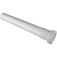 Plumb Pak PP205512 Extension Tube, 1-1/2 in Slip Joint, 12 in L, White