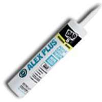 DAP ALEX PLUS 18152 Acrylic Latex Caulk with Silicone, White, 10.1 fl-oz Cartridge