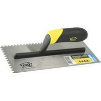 M-D 20058 Tile Installation Trowel, 11 in L, 4-1/2 in W, Square Notch, 3/16 in W x 3/16 in D Notch