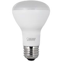 Feit Electric R20/10KLED/3/CAN LED Lamp, 120 V, 7.5 W, Medium E26, R20 Lamp, Soft White Light