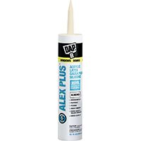 DAP ALEX PLUS 18130 Acrylic Latex Caulk with Silicone, Almond, 10.1 fl-oz Cartridge