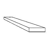 ALEXANDRIA Moulding 0Q1X6-70096C Common Board, 8 ft L, 6 in W, 1 in Thick, Pine