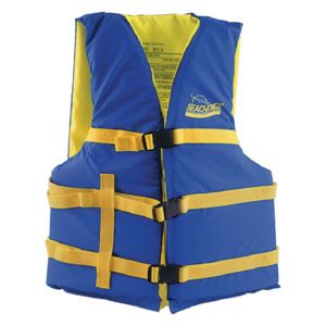 Blue/Yellow 4 Belt Vest- LG/XL