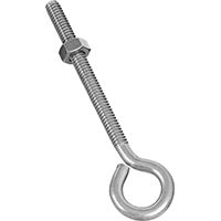 National Hardware N221-606 Eye Bolt, 1/4-20 Thread, 2-3/4 in L Thread, 0.56 in ID Dia Eye, Stainless Steel