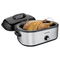 Hamilton Beach 32191 Electric Roaster Oven, 120 V, 1440 W, 18 qt Capacity, Stainless Steel