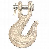 Campbell T9501424 Clevis Grab Hook, 2600 lb Working Load Limit, 1/4 in, Steel, Zinc