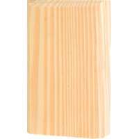Waddell BTB35OAK Trim Block, 6 in L, 3-3/4 in W, Oak