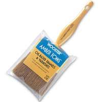 WOOSTER 1123-1-1/2 Paint Brush, 2-3/16 in L Bristle, 4 in L Handle, Beaver Tail Handle, Steel Ferrule