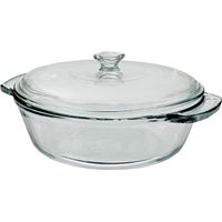 Oneida Oven Basics 81932OBL11 Casserole Dish, 2 qt Capacity, Glass, Clear