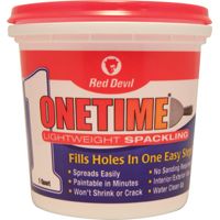 Red Devil 0544 Spackling Compound White, 1 qt Tub