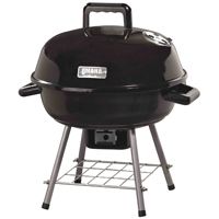 Omaha Kettle Tabletop Charcoal Grill With Handle, 138 Sq-In 14-1/2 In D X 18- 1/2 In H, Steel