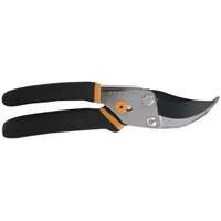 FISKARS 9109 Pruning Shear, 5/8 in Cutting, Steel Blade