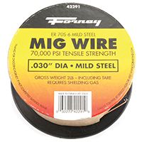 Forney 42291 MIG Welding Wire, 0.03 in Dia, Mild Steel Spool