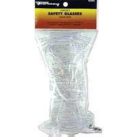 Forney 55295 Safety Glasses, Clear Frame