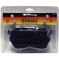 Forney 55301 Welding Goggles, Glass Lens, #5 Lens, Clear Lens, Black/Green Frame