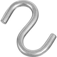 National Hardware N233-551 S-Hook, 145 lb Working Load Limit, Stainless Steel