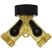 Gilmour 13 Y-Hose Connector, Brass