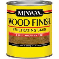 Minwax Wood Finish 70008444 Wood Stain, Early American, 1 qt Can