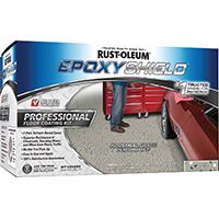 RUST-OLEUM EPOXYSHIELD 203373 Floor Coating Kit, Gray/Silver, Semi-Gloss