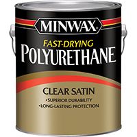 Minwax 71028000 Polyurethane Paint, Clear, Gloss, 1 gal Can