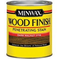 Minwax Wood Finish 70012444 Wood Stain, Dark Walnut, 1 qt Can