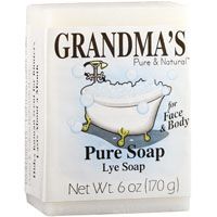 GRANDMA'S 60018 Pure and Natural Bar Soap White, 6 oz