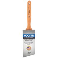 WOOSTER Z1293-2 Paint Brush, 2-11/16 in L Bristle, Stainless Steel Ferrule