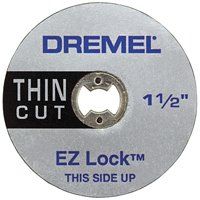 DREMEL EZ Lock EZ409 Cut-Off Wheel, 1-1/2 in Dia