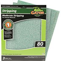 Gator 7261 Sanding Sheet, 80-Grit, Medium, Aluminum Oxide