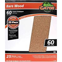 Gator 3278 Sanding Sheet, 60-Grit, Garnet