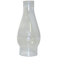 TIKI 411B Lamp Chimney, Glass, Clear, For #110-MTB Chamber Lamp, Traditions Oil Lamps with 2-5/8 in Bases
