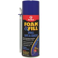 Red Devil Foam & Fill 0913 Minimal Expansion Foam Sealant, Champagne, 12 oz Aerosol Can