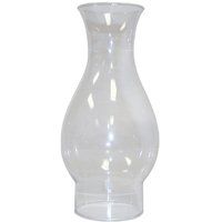 TIKI 417B Lamp Chimney, Glass, Clear, For Classic, Ellipse Oil Lamps with 2-5/8 in Base